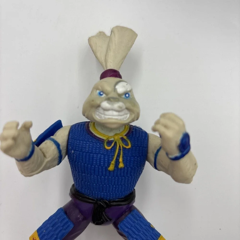 Vintage 1989 Playmates TMNT Ninja Turtles Usagi Yojimbo Action Figure Toy 5" - Picture 5 of 7